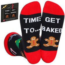 Funny Christmas Socks for Men Women - Novelty Xmas Gifts - Cool Stocking Stuff