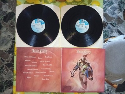 JUDAS PRIEST: Held, Held (Compilation 2 Alben + ein Satz Original 1. Presse 1981)