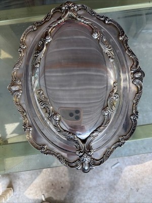 Webster Wilcox International Silver Plated Oval Rochelle pattern