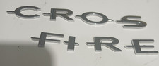 2004-2008 Chrysler Crossfire Rear Trunk Individual Letters Logo Sign