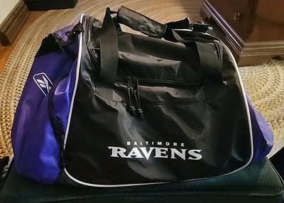 Reebok Baltimore Ravens Black Purple Sports Duffel Bag NFL Football