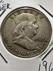 1960 D Franklin Half Dollar 50¢