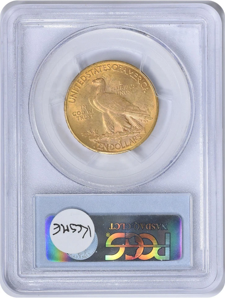 $10 Gold Indian 1926 MS62 PCGS Foto 2 de 2