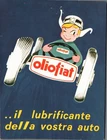 Advertising oil Fiat the lubricant of your car F. Large not shipped