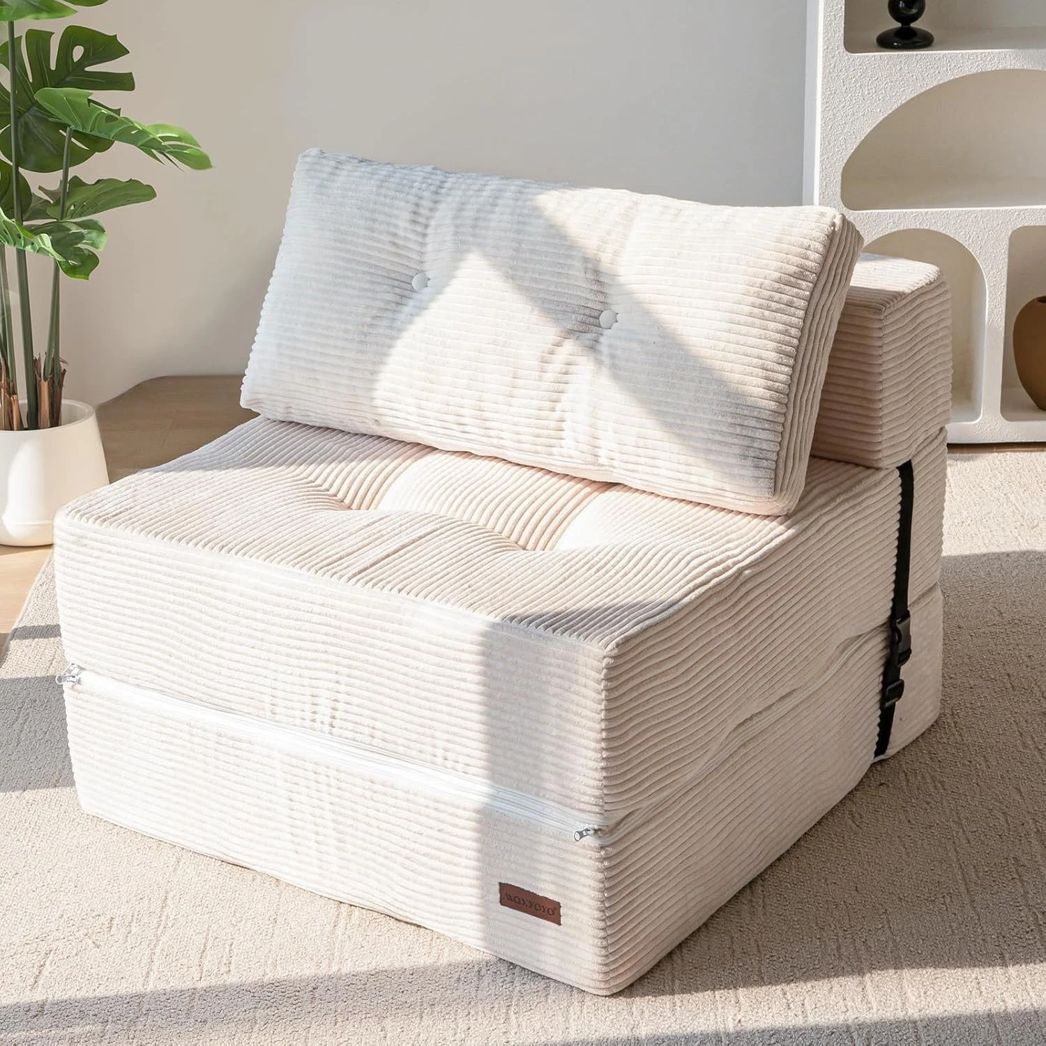 MAXYOYO Folding Sofa Bed Portable Fold Out Chair Bed Comfy Floor Sofa Lounge
Opens in a new window o