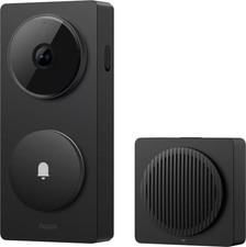 Aqara - Video Doorbell Camera - Wired/Battery Powered - Hub G410 Select - Black