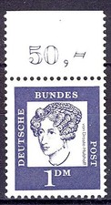 361 Bed. Deutsche 1 DM Oberrand ** postfrisch