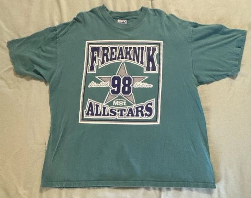 Freaknik T Shirt All Stars Limited Edition XXL 1990s vintage concert t-shirt, vintage, size XXL, single stitch, B+ condition