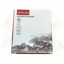 1 box Cream Colored great wall bluetooth headset with instructions and charger