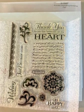 Close to my Heart-My Acrylix Clear Polymer Stamp set-C1527-AVONLEA CARDMAKING