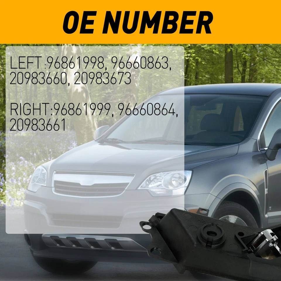 Manija de puerta interior de 4 hpc para Chevrolet Sport Captiva 45514 Saturn Vue 2012-2015 Foto 3 de 4