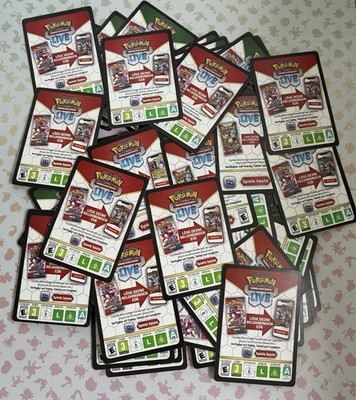 50 Pokémon TCG Live CODES zur Auswahl