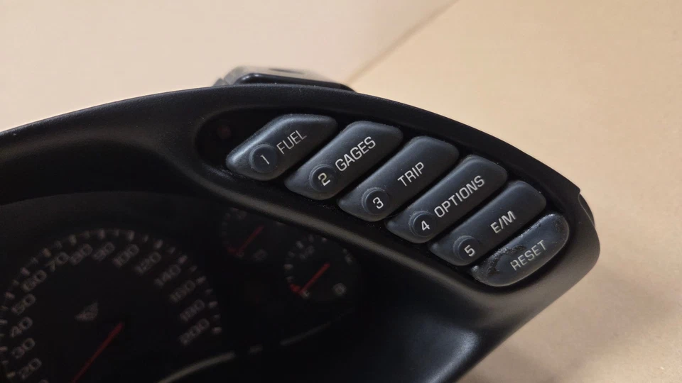 1997-1998 CHEVROLET CORVETTE C5 INSTRUMENT PANEL GAUGE CLUSTER SPEEDOMETER  (3) - Image 3 of 4