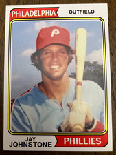 PHILADELPHIA PHILLIES: Jay Johnstone Custom Modern 1974 Style Art Card