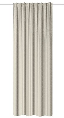 HOME BASICS Thermo Chenille-Thermovorhang Dekoschal Fertigschal Verdunklung natu