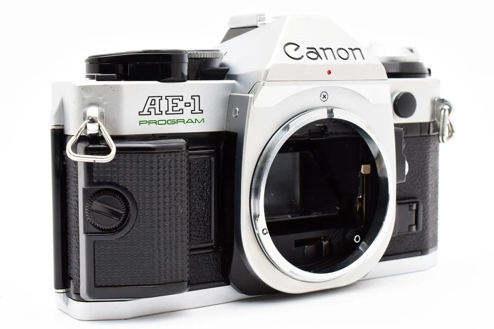 Canon AE-1 Program analoge Spiegelreflexkamera nur Gehäuse 35 mm silber aus Japan - Bild 4 von 4