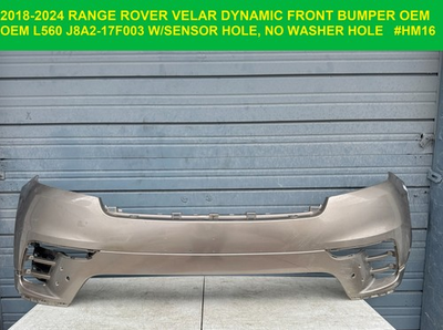 #ad ✅ 2018 2024 RANGE ROVER VELAR DYNAMIC Front bumper OEM W sensor No Washer $1199.00