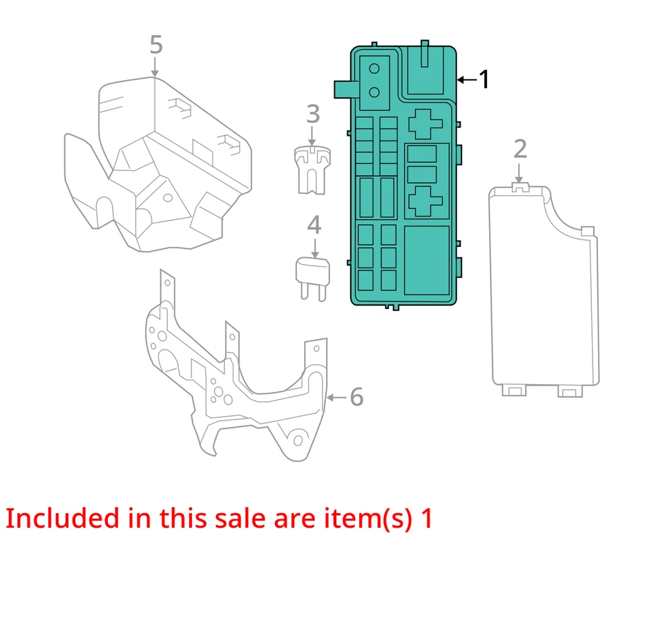 Chasis ECM Carrocería Control BCM Junto a Batería Se Adapta a 08-09 CALIBRE 1152289 Foto 4 de 4