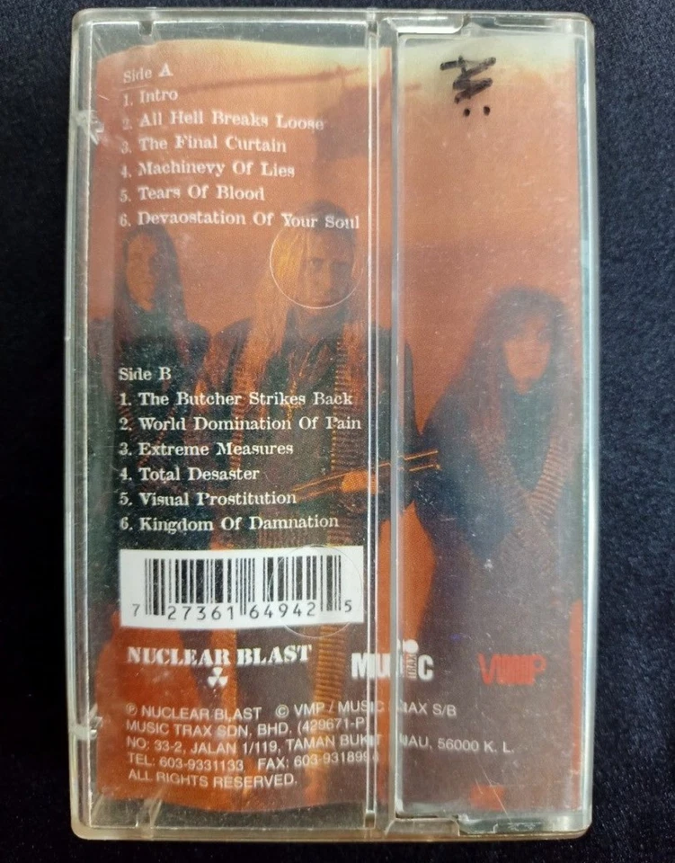 Destruction : All Hell Breaks Loose ( Cassette Tape ) - Image 2 of 4