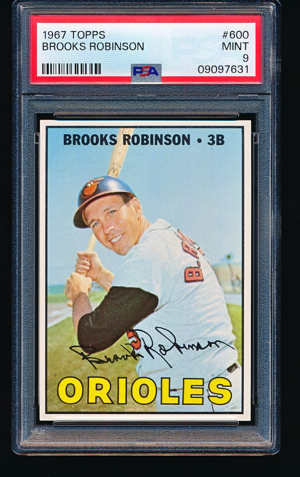 1967 Topps BROOKS ROBINSON Short Print #600 PSA 9