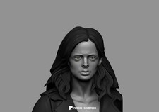 Jessica Jones Daredevil MCU Unpainted Head Custom Marvel Legends 1 12 Scale