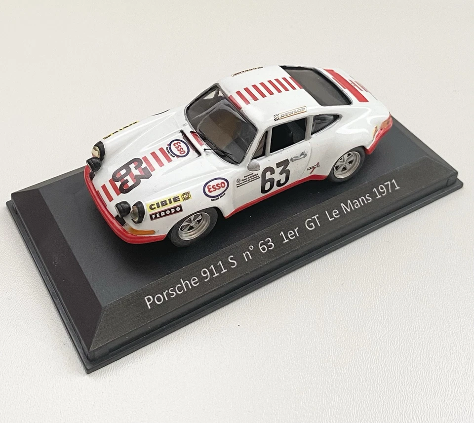Porsche 911S  #63 Cachia  1st  GT  24h  Le Mans  1971  kit artisanal résine 1/43 - Photo 3/4