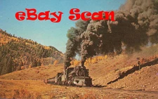 LMH Postcard  DENVER RIO GRANDE WESTERN  2-8-2 K-36 D&RGW #488 & #492 D&RG