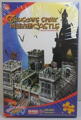 WANDAI 3D PUZZLE KIT CORUSGATE SPIRIT CASTLE 66 Pcs MODEL KIT