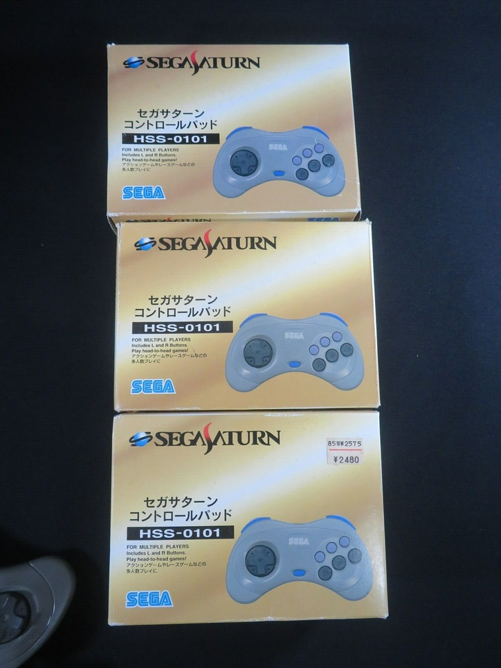CONTROLLER - MANETTE SEGA SATURN GREY (EDITION VICTOR) JAPAN (CONTROLLER ONLY