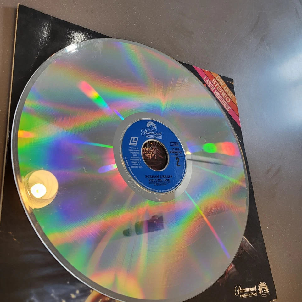 Scream Greats Laser Disc- Rare Starlog Video Tom Savini 1986 - Image 4 of 4