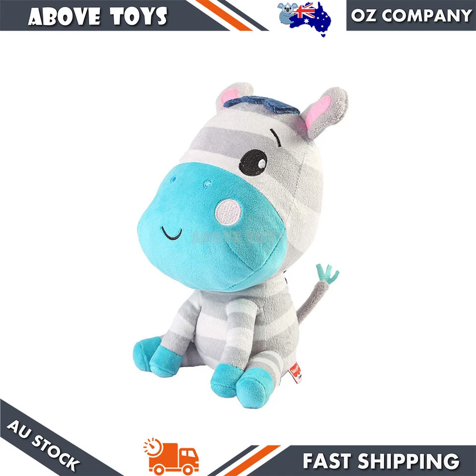 Zebra Plush Toy Stuffed Animal 20CM Height Grey Stripes Suit Kids 12 Month+ - image 2 of 4