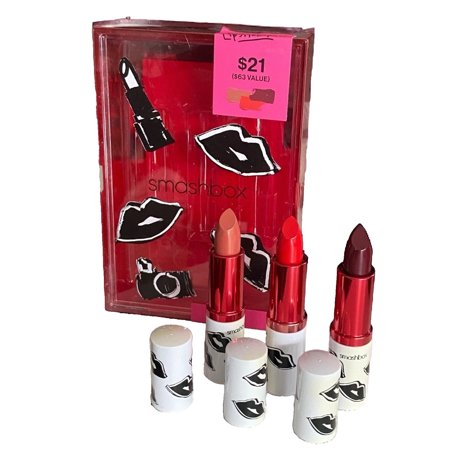 Smashbox Long Lasting Pink Lipstick Products