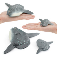 Sunfish Mola Fish Sea Toy Action Figure Small Animal Figurine Doll Gift for Kids