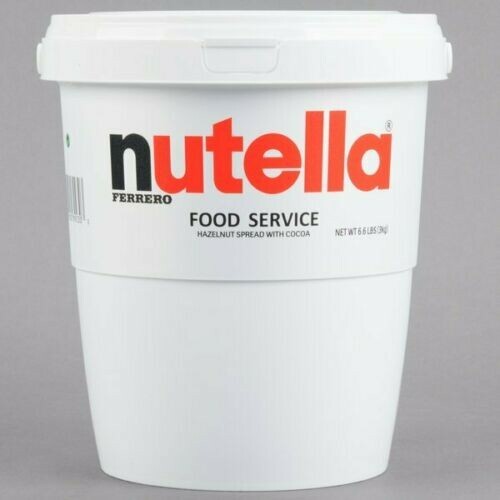 Nutella FERRERO 3 kg Nutella 3 kg (6.6 lb) Bucket Hazelnut Spread