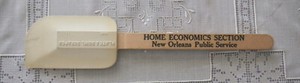 NOPSI New Orleans Public Service Home Economics Section Rubbermaid Bowl Scraper