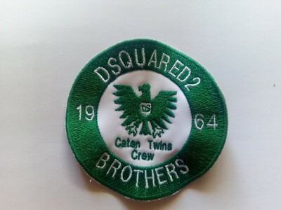 Toppa patch dsquared moda vestiti disq ricamo - scegli il modello  all'interno | eBay