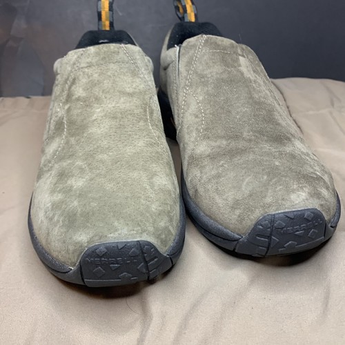 Scarpe da trekking Merrell Jungle Moc Gunsmoke scamosciate slip on da uomo taglia 7 - Foto 7 di 12