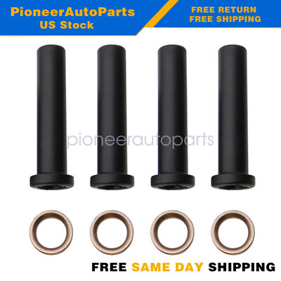 Front A-Arm Bushings Kit For Polaris Scrambler 400 4x4 1995-2000, 2002 – 8pc With Spacers 10 thumbnail image