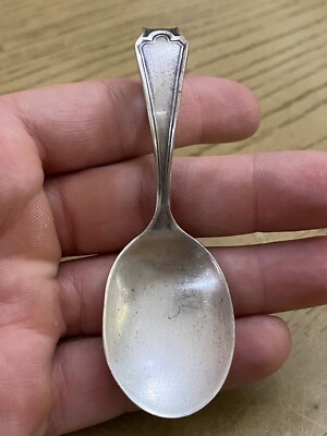 Vintage Webster Designer Signed Large Sterling Silver 925 Spoon Pendant