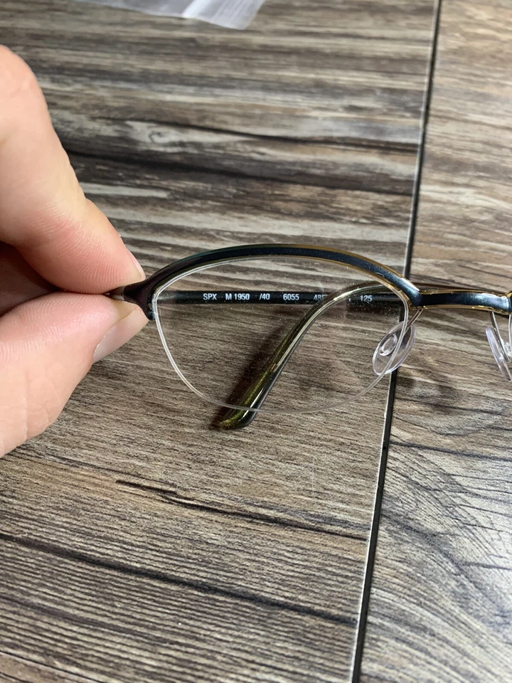 Silhouette Eyeglasses Frame SPX-M1950/40 6055 48-18 G72 Blue - Image 4 of 4