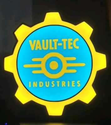 Fallout Inspirierte Vault-Tec Deko Lampe Lightbox