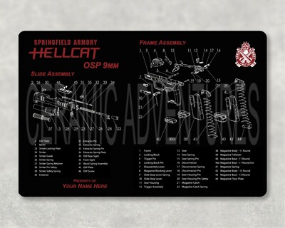 SPRINGFIELD   Bench Mat Gun Cleaning  CHOOSE YOUR STYLE  Gaming Mouse Mat