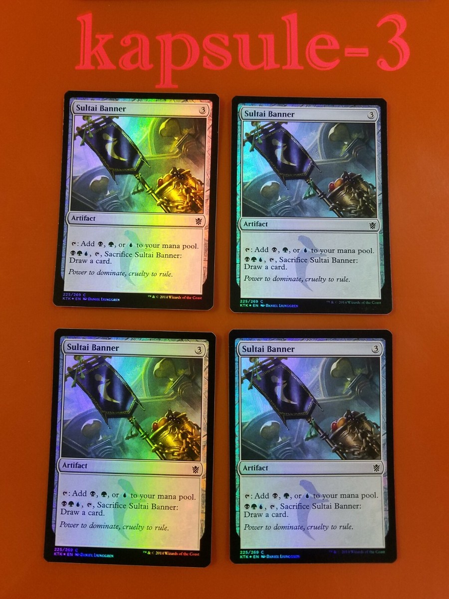 4x Sultai Banner | FOIL | Khans of Tarkir | MTG Magic Cards | eBay