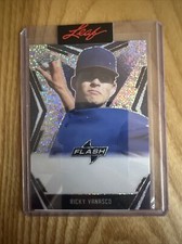 2020 Leaf Flash Pre-Production Proof Blue Disco Unsigned 1/1 Ricky Vanasco Auto