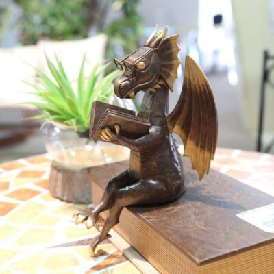 Vintage Dragon Figurine Dragon Figurine Resin Flying Dragon Statue Sculpture New