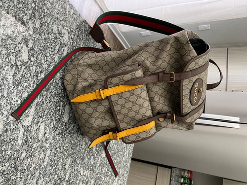Gucci Soft Backpack GG Supreme Web 
