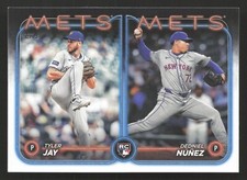 2024 Topps Update #US82 Tyler Jay/Dedniel Nunez RC Rookie Card New York Mets QTY