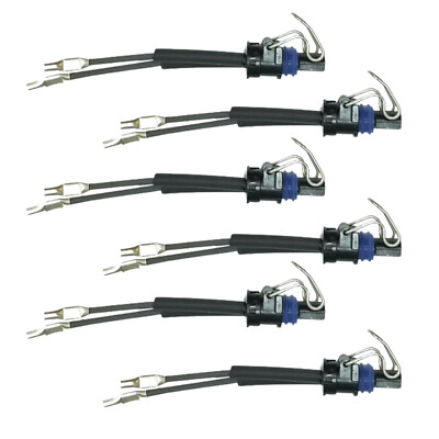 6X Fuel Injector Wiring Harness Kits For Caterpillar Cat C7 C9 ...