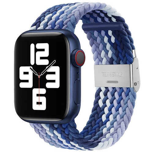 Correa de banda para Apple Watch Series Ultra 8 7 6 SE iWatch bucle trenzado ajustable - Imagen 46 de 61