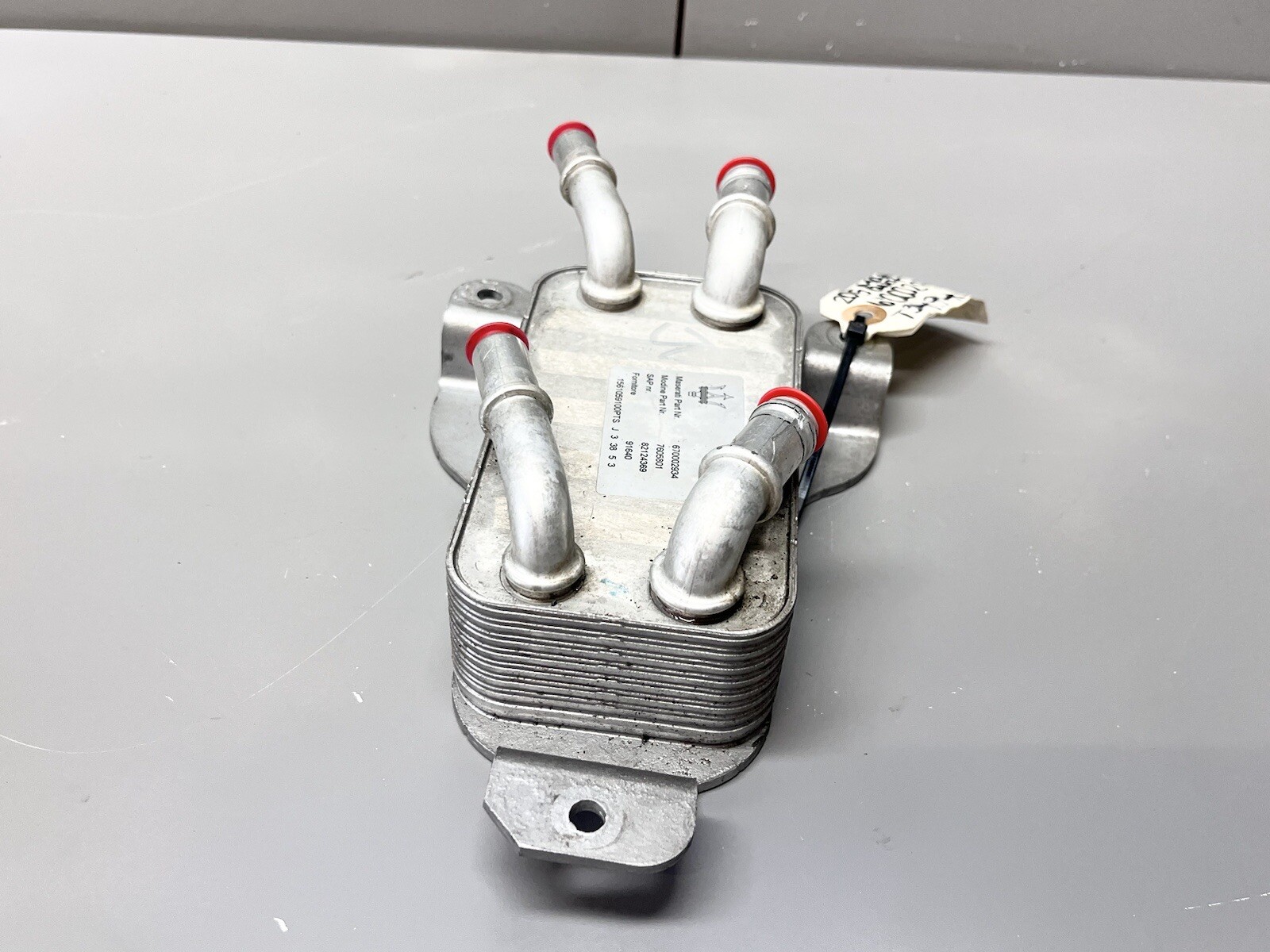 Maserati Quattroporte 2014-2017 Transmission oil cooler P/N 670002934